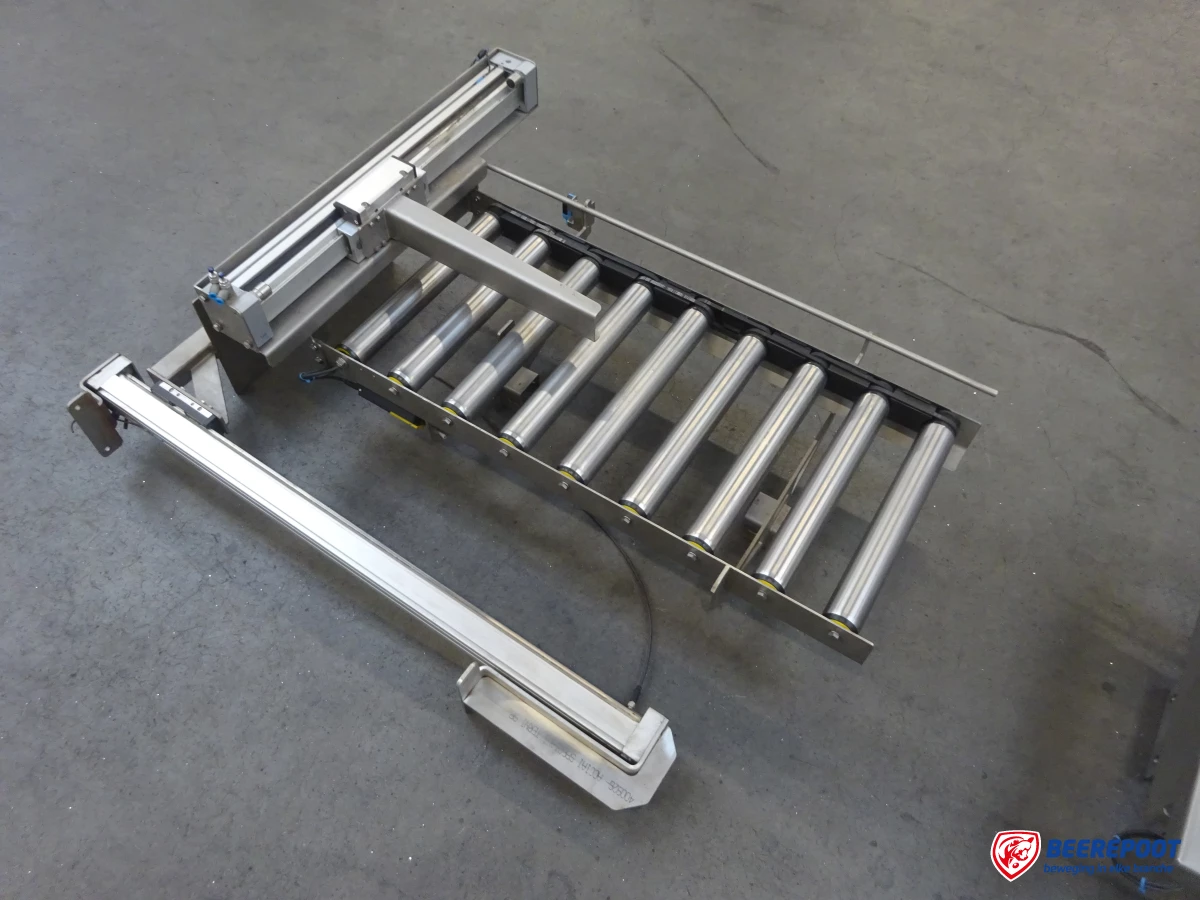 Rollenbaan, drive, RVS